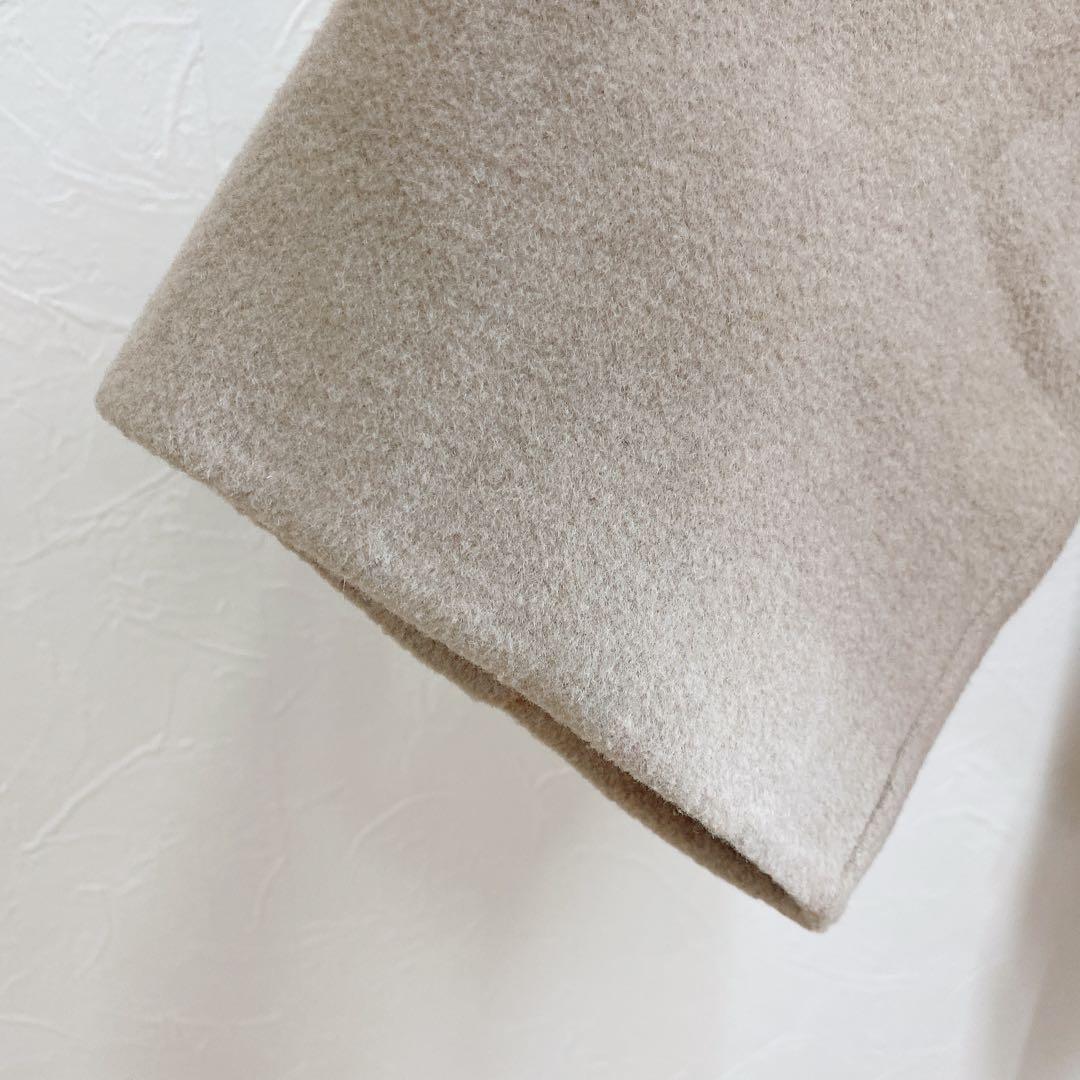 quaranciel リバー ケープ ショート コート ベージュ ベルト付き F