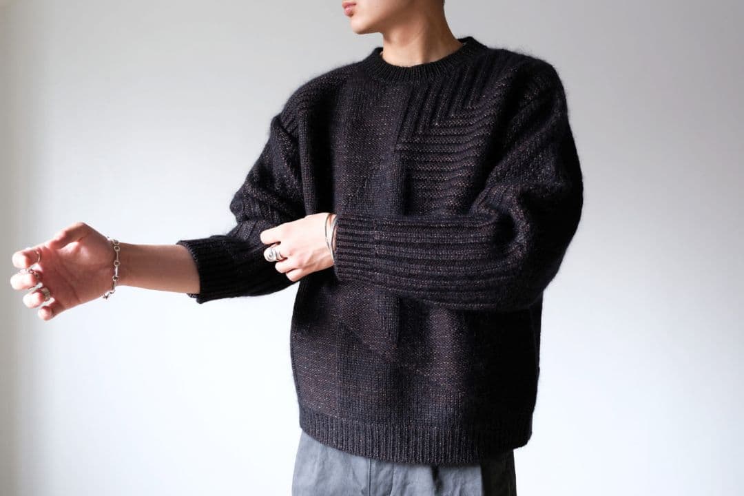 amachi woodflame ニット ブラウン