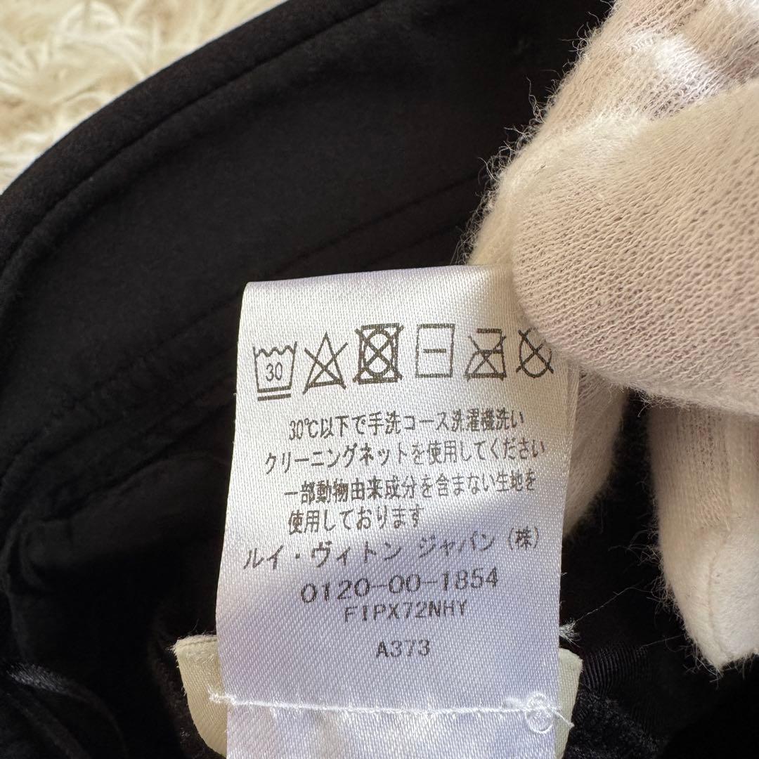 極美品　ルイヴィトン　カーゴパンツ　モノグラム　ブラック　Sサイズ　ジップ