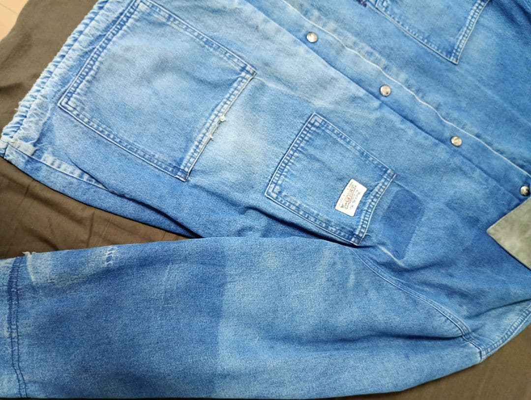 カーターズ carters 70-80S 列車タグ デニム カバーオール