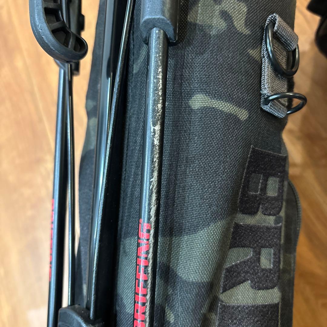 BRIEFING セルフスタンドキャディバッグ　カモフラ迷彩柄