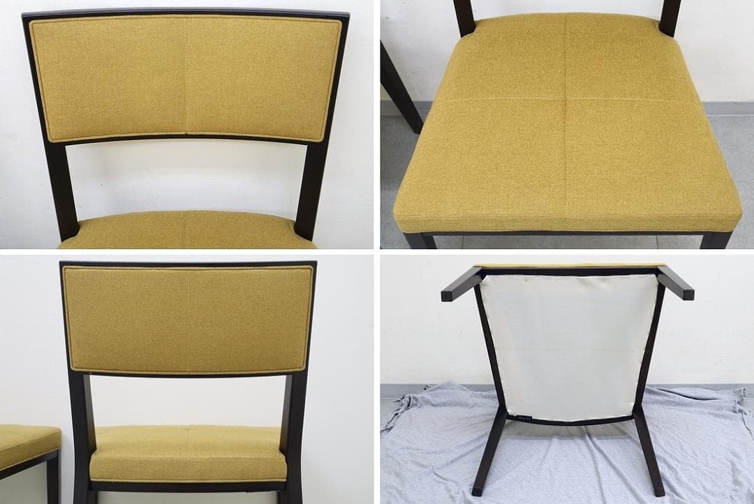 B①4脚セット 美品 TIME&STYLE ダイニングチェア 椅子 旭川家具