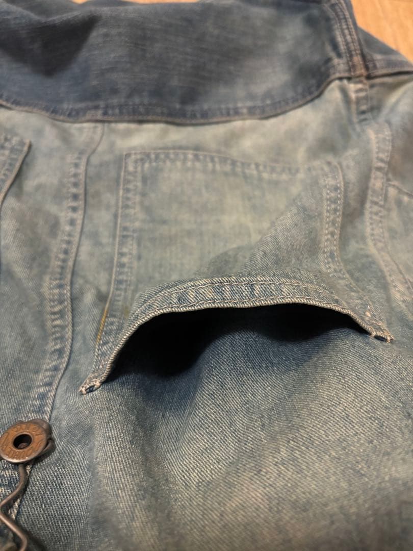 RRL / ダブルアールエル Antony ショルダー バッグ 藍染め デニム