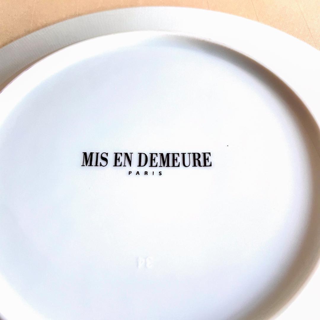 ★新品未使用★フランス製シャビーシックな ミドルプレート 4枚