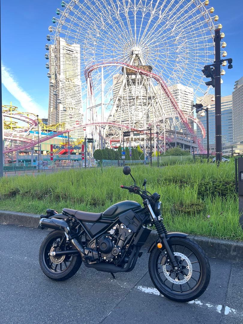 CL250 500用　ARROW EXHAUST ブラック マフラー　ホンダ