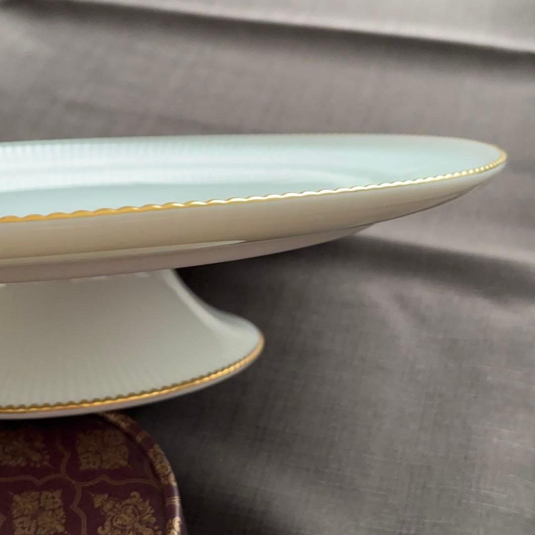 【入手困難稀少品】30cmケーキスタンド　ノリタケ ダイヤモンドコレクション金彩