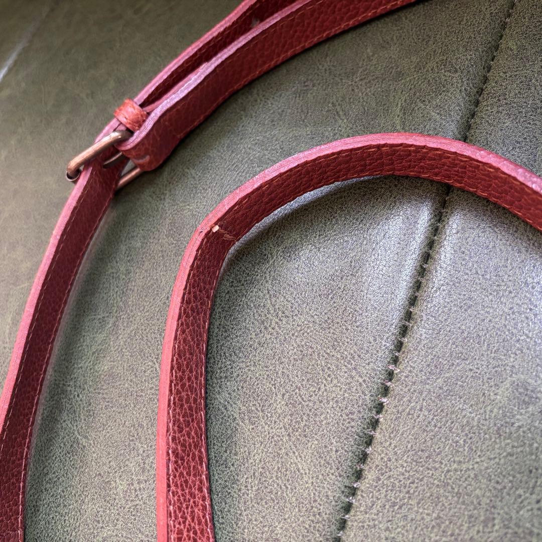 希少 RALPHLAUREN レザーショルダーバッグ ヴィンテージ