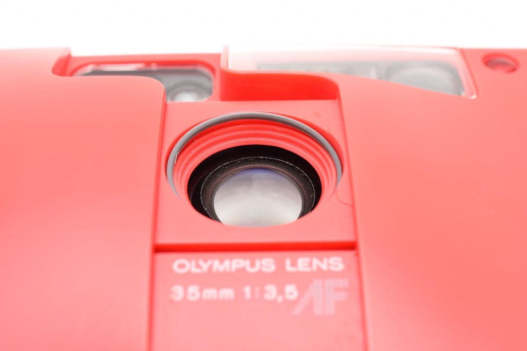 【完動品】Y-1391 稀少モデル OLYMPUS AF-10 レッド