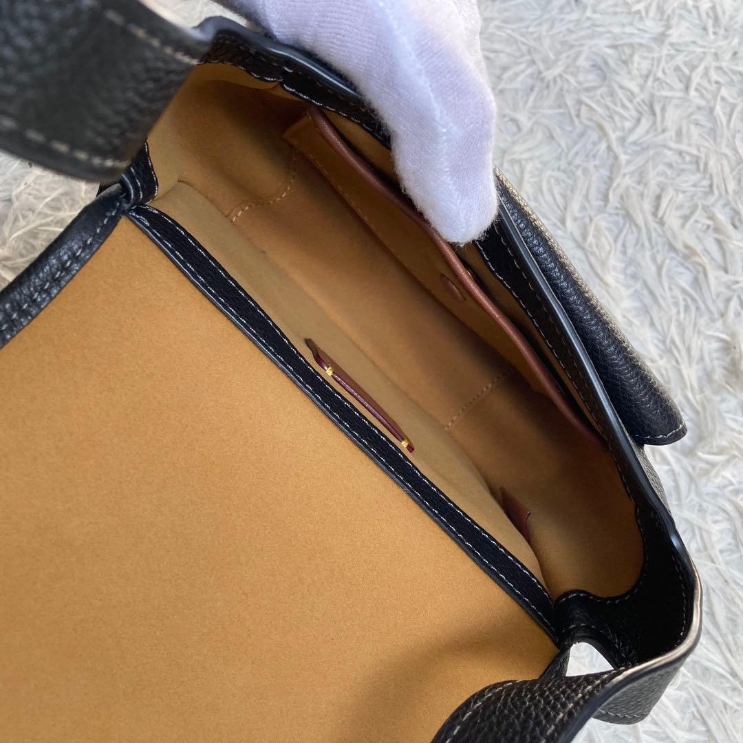 極美品 COACH コーチ タビー 19 メッセンジャー ブラック CJ846