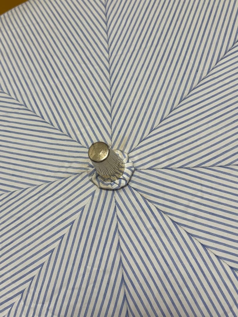 美品RALPH LAURENフリル晴雨兼用折りたたみ日傘　定価15400円