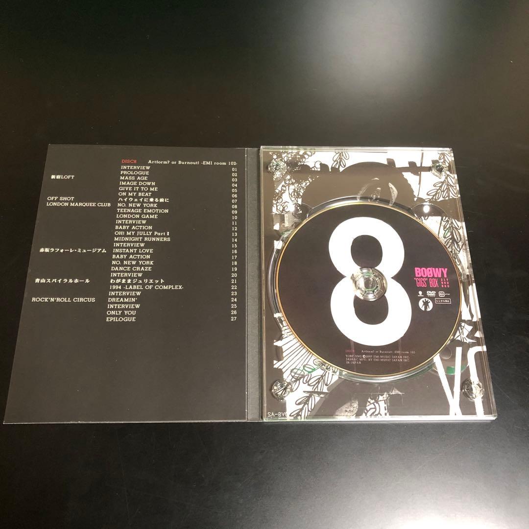 BOØWY GIGS BOX DVD