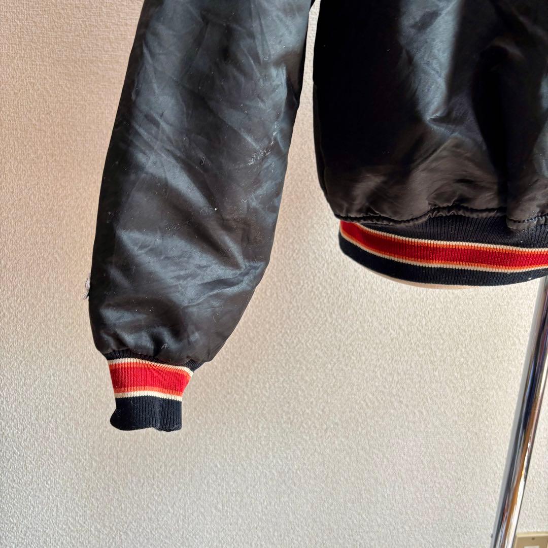 USA製80s STARTERスターター ナイロンスタジャンXLサテンジャケット