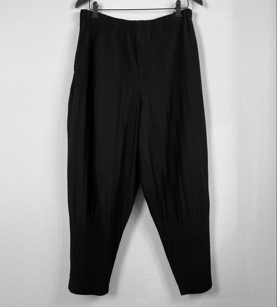 正規品★イッセイミヤケ オムプリッセ プリーツパンツ 消しプリーツパンツ 2