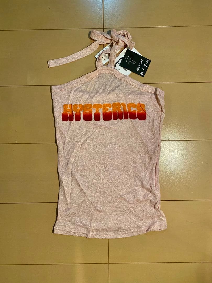 新品　初期　ヒステリックグラマー '90 シアーラメ　ロゴ　キャミソール　Y2K