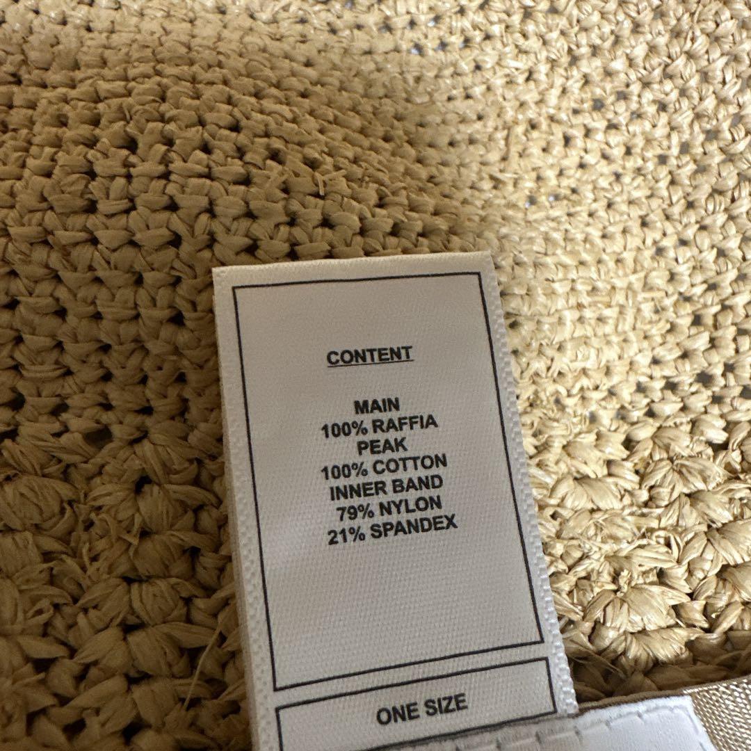 美品✨ヘレンカミンスキー ラフィアハット　麦わら帽子　UPF50＋