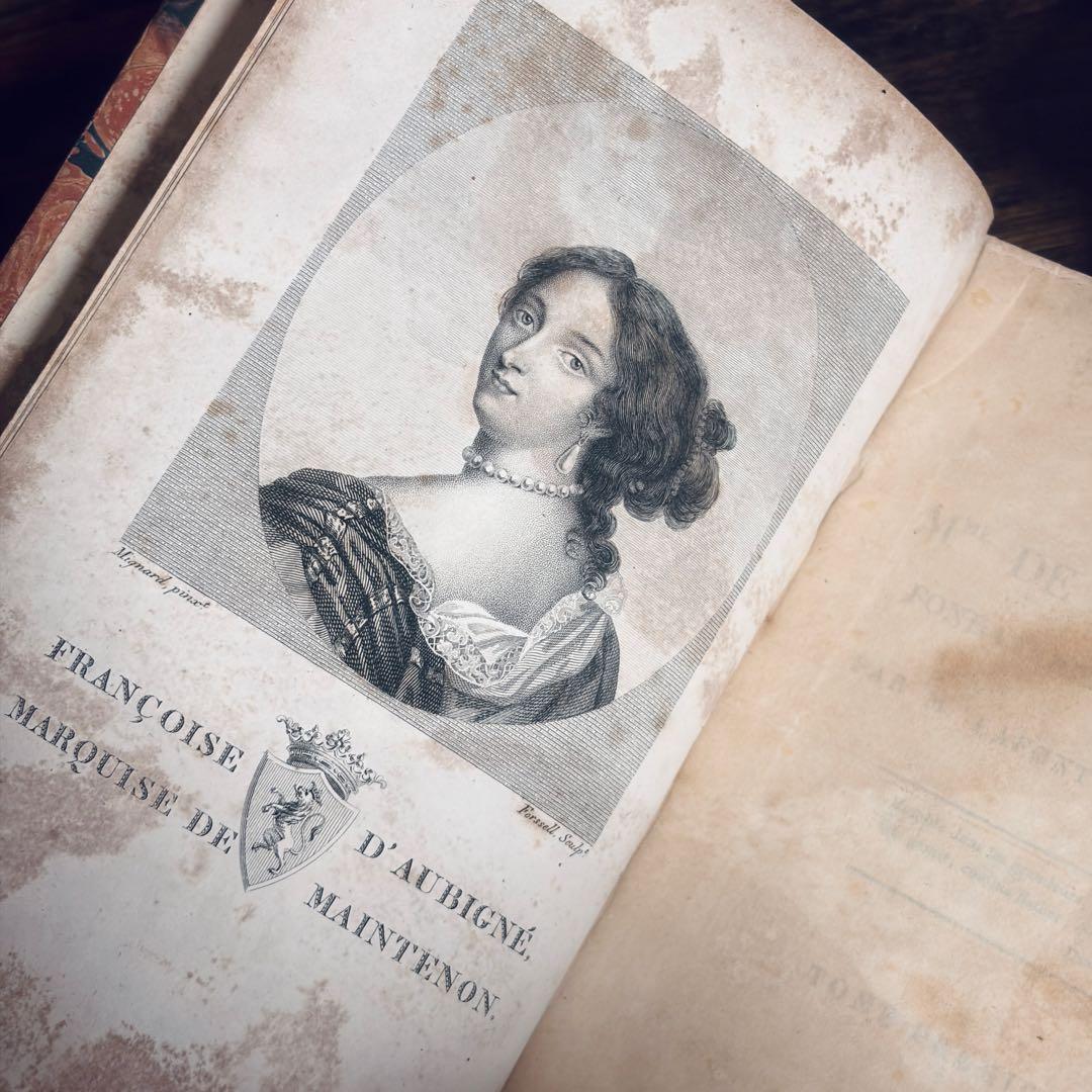 古い革装丁の洋書【5set】 古書　アンティーク ゴールド装飾　インテリア