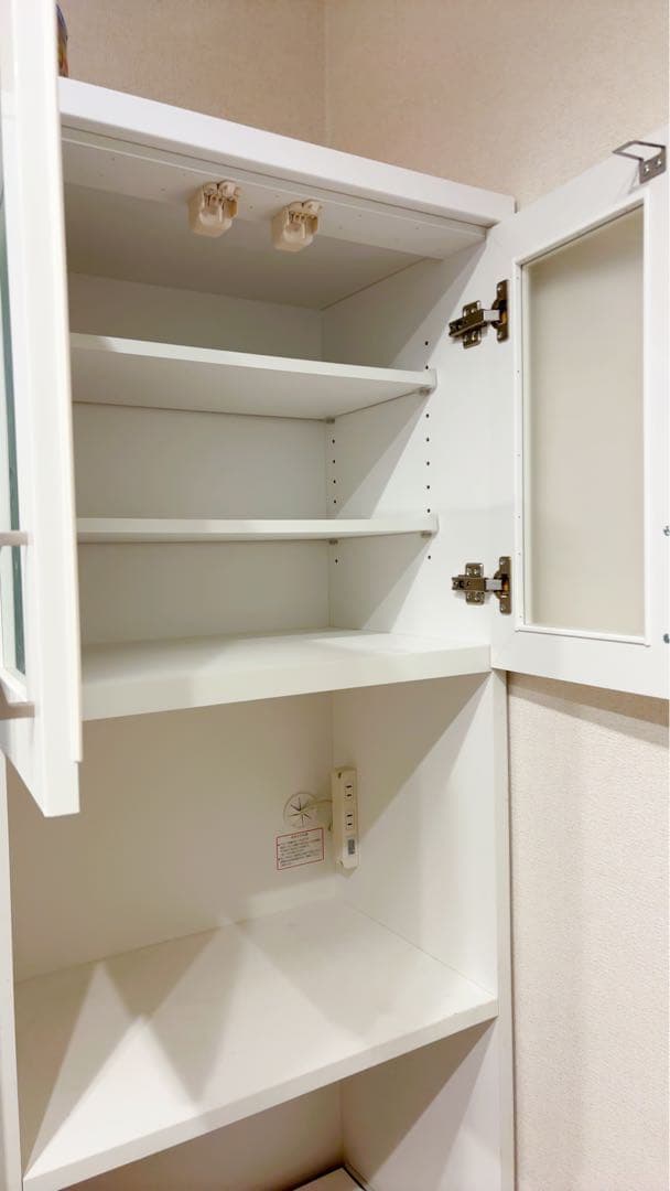 ニトリ NITORI コパン60 食器棚　レンジボード　一人暮らし　ホワイト