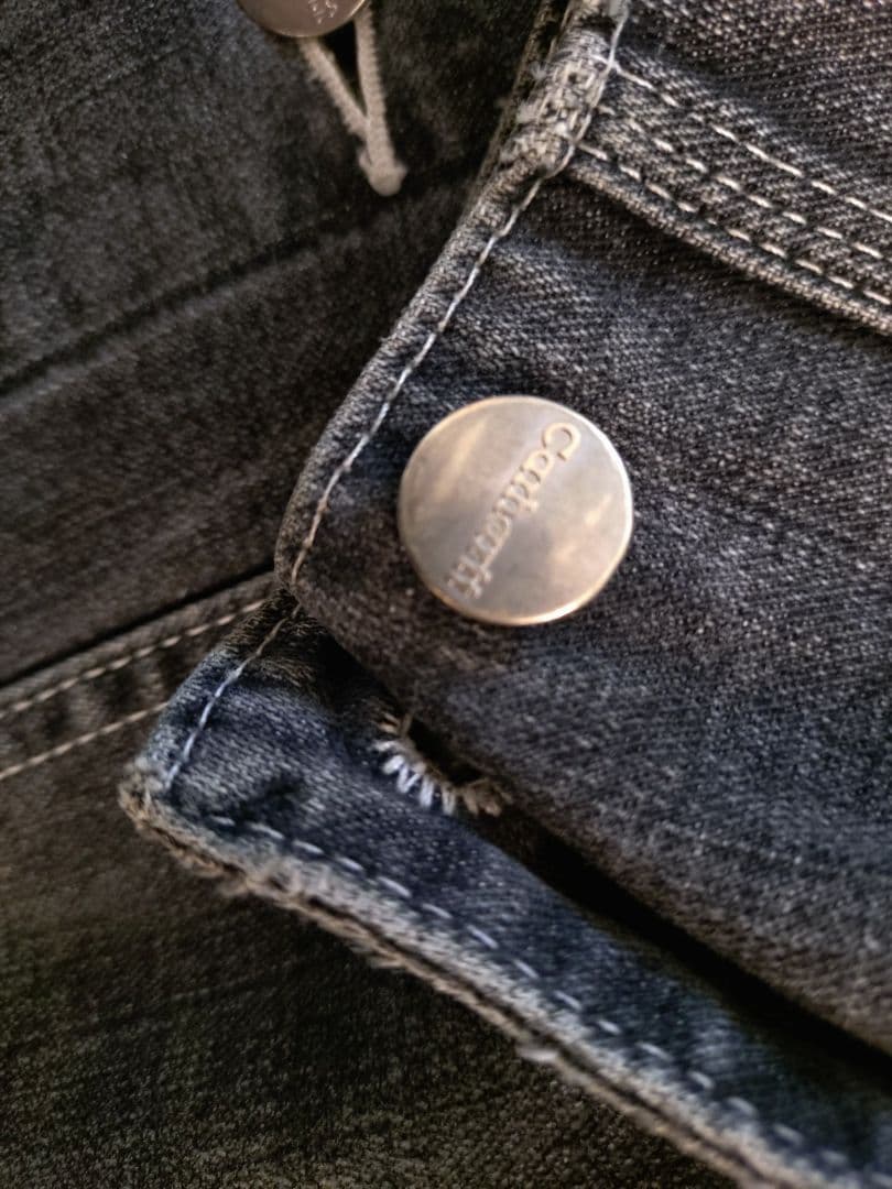 【カーハート】【Lサイズ】【ブラックデニム】【チョアコート】カバーオール