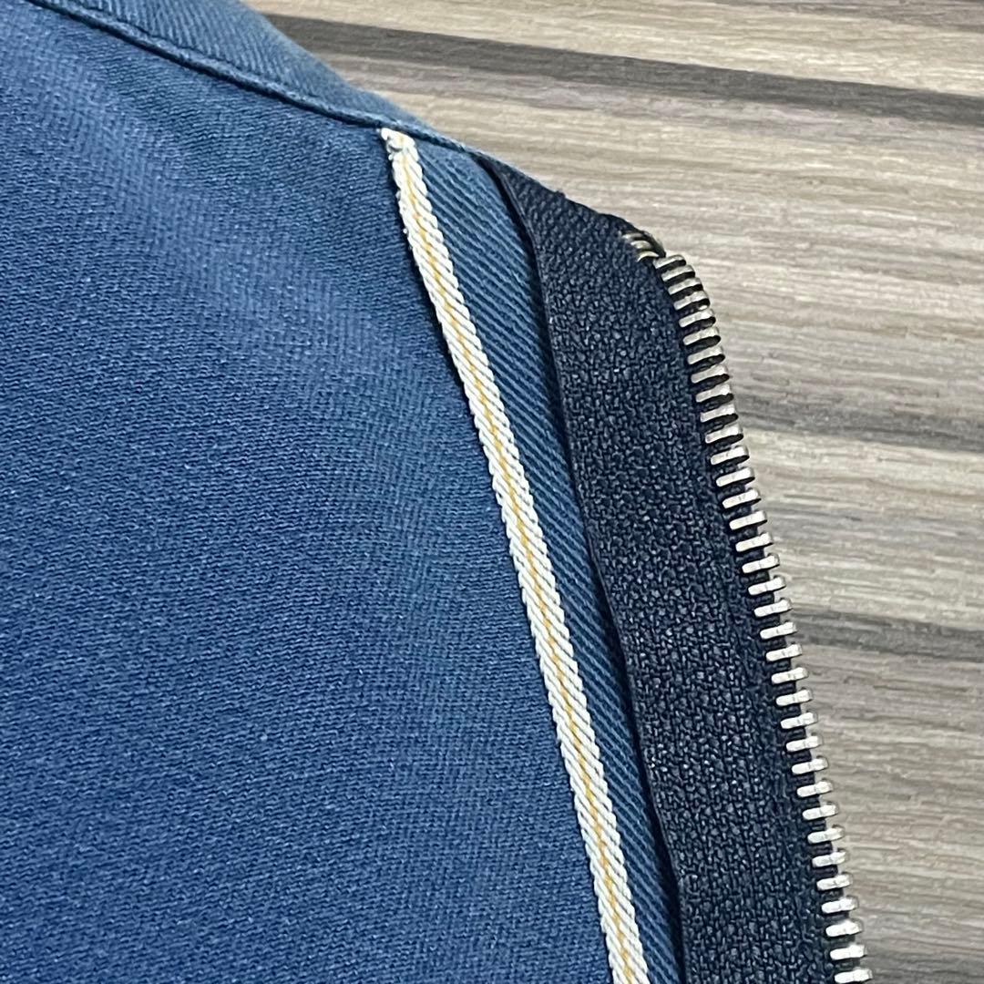 スーベニアジャケット　龍×鷹　刺繍　ブルー