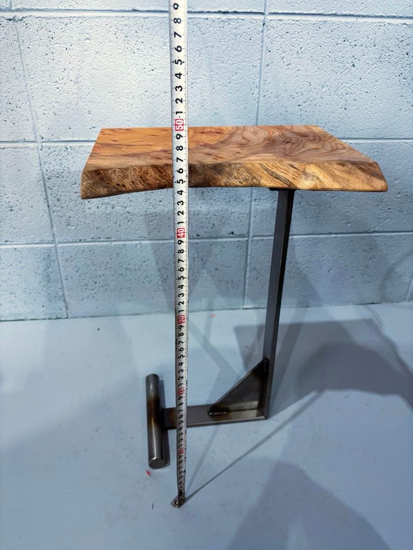 欅材サイドテーブル　コーヒーテーブル　ナイトテーブル　観葉植物置き台