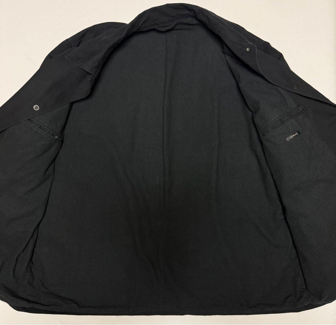 comoli 25ss ポストワーク ツイルジャケット 1 黒