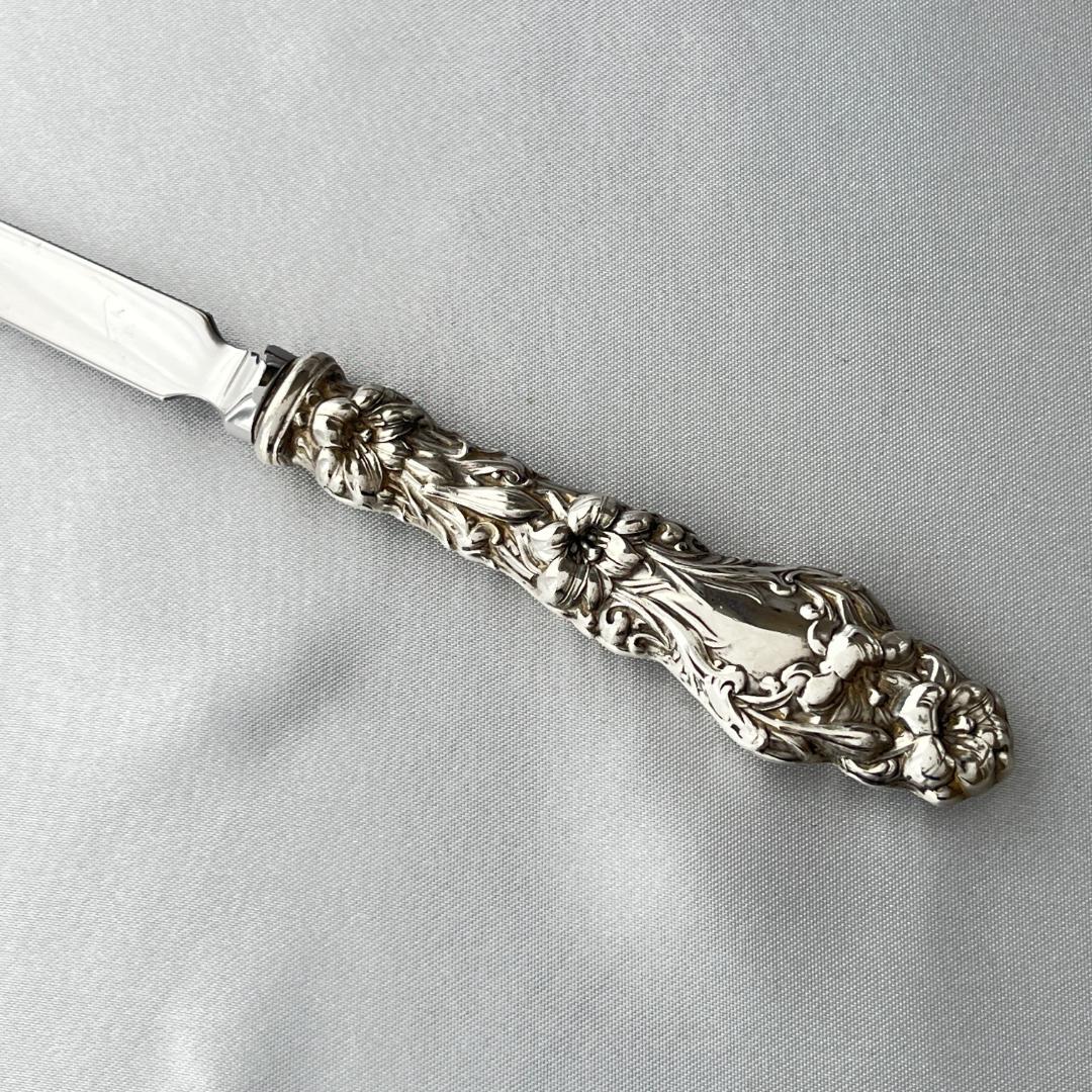 【Gorham】 アールヌーボー レターオープナー / レターナイフ【純銀】