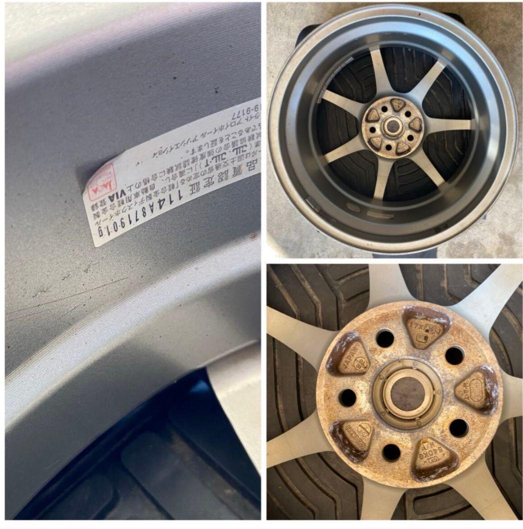 エンケイ RS+M 17インチ／7.5J／PCD100／5穴／4本セット