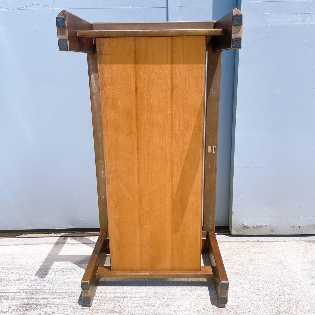 【送料込】maruni マルニ木工 レトロ ガラス天板 ローテーブル