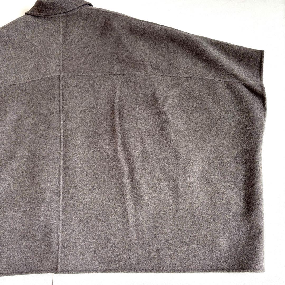 タグ付✨ジャーナルスタンダードレリューム　ピュアラムウールポンチョコート　ダブル
