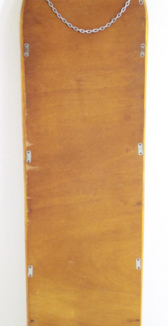 籐ラタン 大型ミラー 鏡 壁掛け アーチ型 全身 姿見 アンティーク