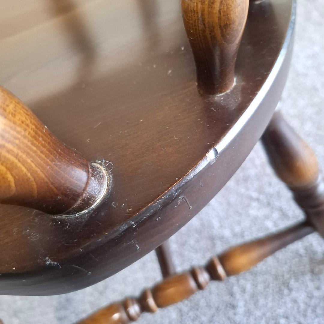 ⑥★飛騨産業★キツツキマーク★ウィンザーチェア★ダイニングチェア★