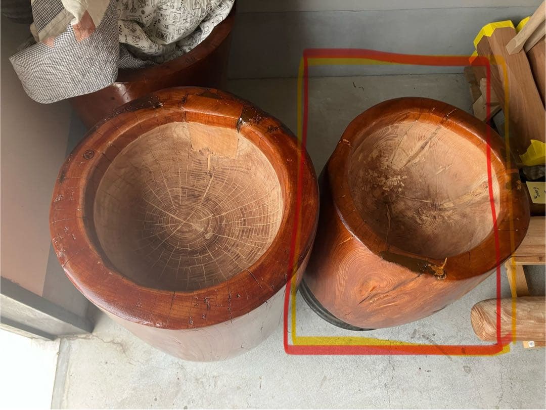 木製餅つき臼 フルメンテ済み 10弾