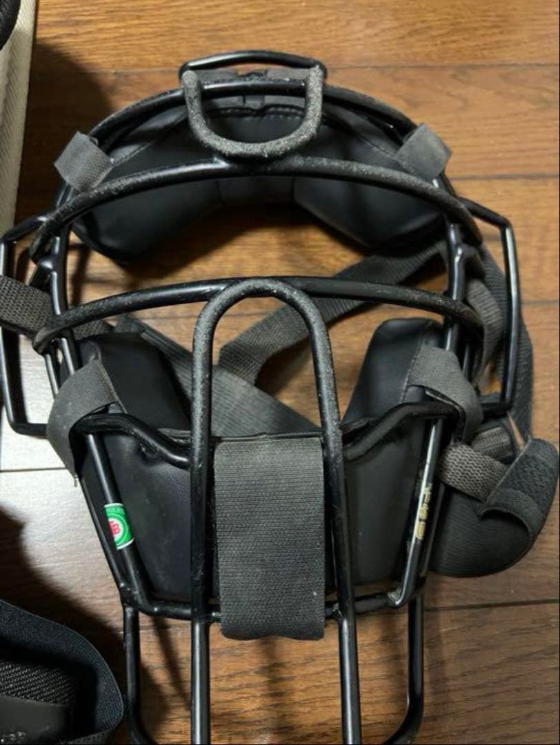 ゼット　軟式JSBB　キャッチャー防具一式　黒&シルバー