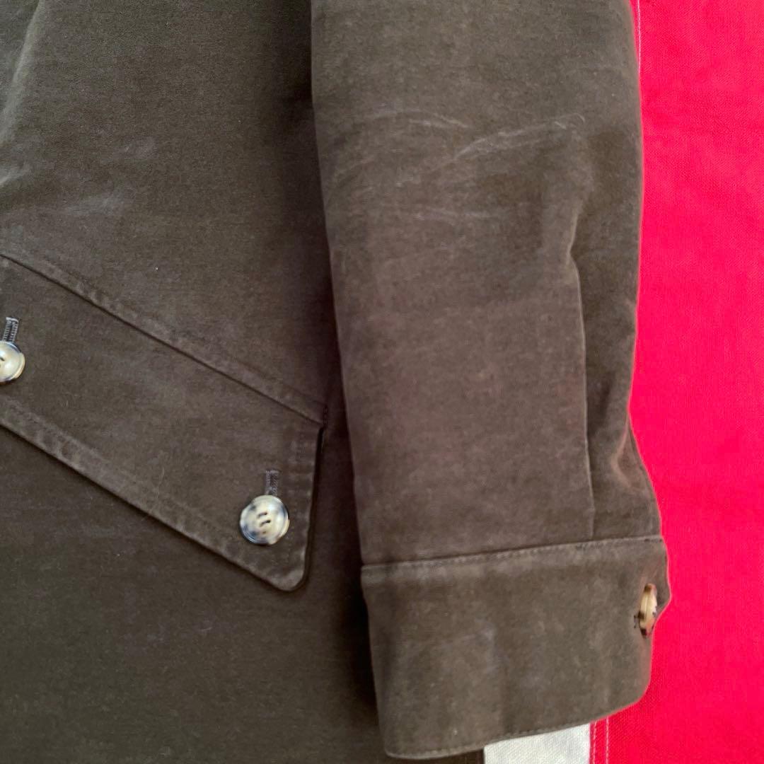 A.P.C. 中綿入り モールスキン モッズコート S オリーブドラブ