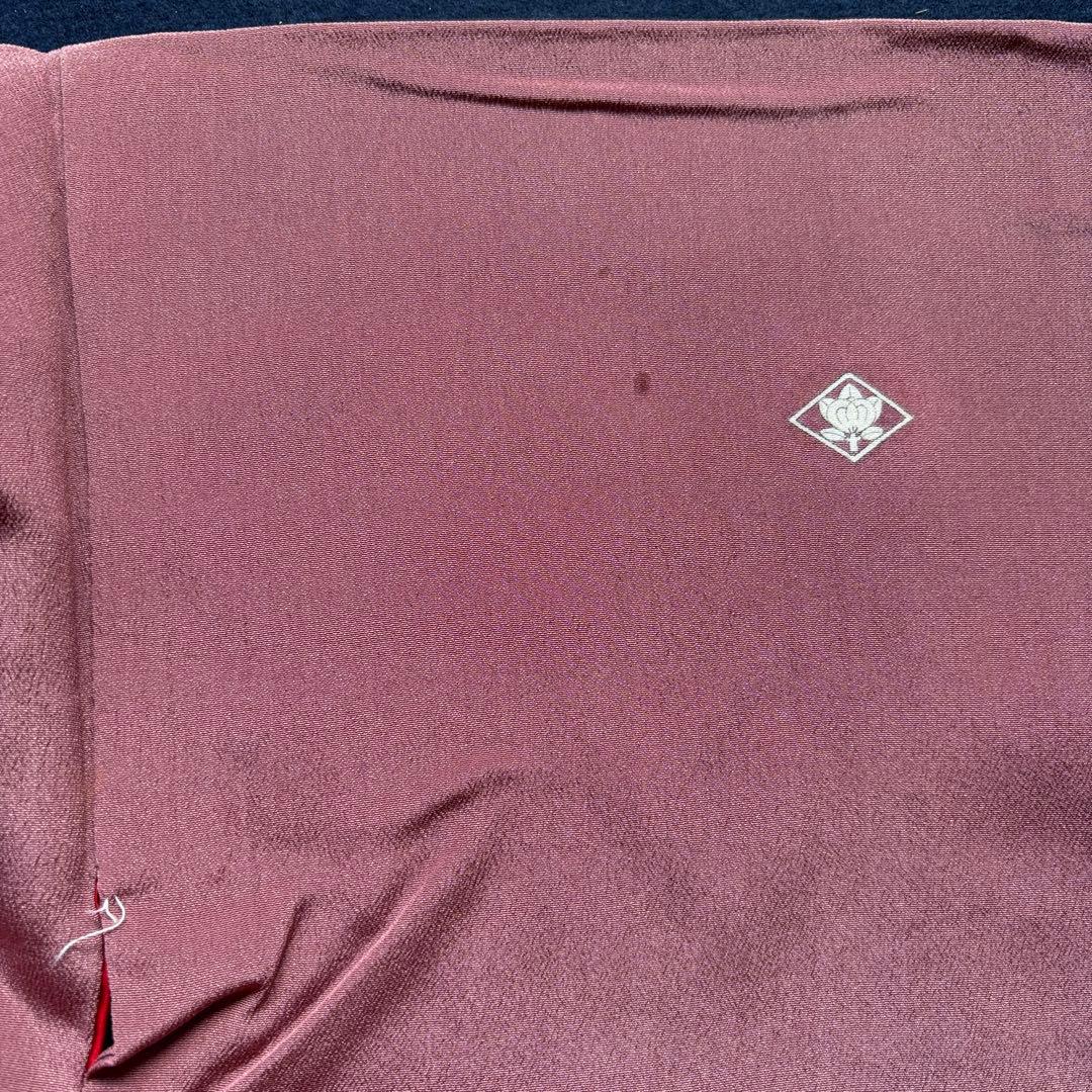 アンティーク振袖 薄紫　おしどり御所車文様ヴィンテージ正絹淡色はんなり