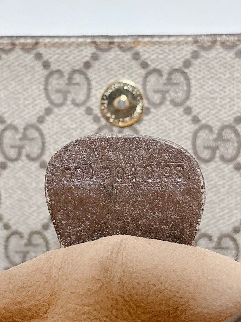 GUCCI オールドグッチ 004 904 0198 ヴィンテージ GG柄