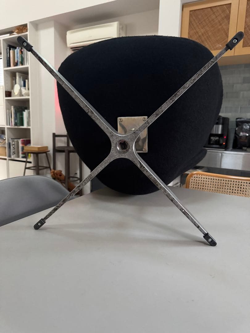 スワンチェア ブラックFritz Hansen アルネヤコブセン　北欧デザイン