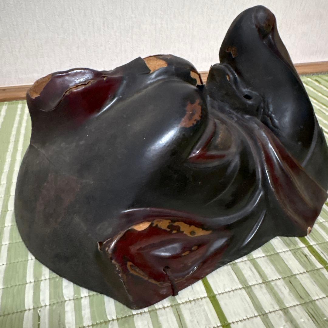 双芸社 乾漆 迦楼羅 カルラ 能面 面 お面 伎楽 神楽 双藝社 般若　烏丸　鬼