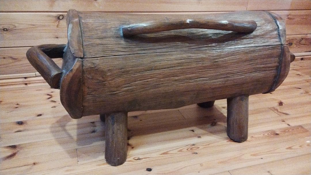 大型天然丸太家具 希少品