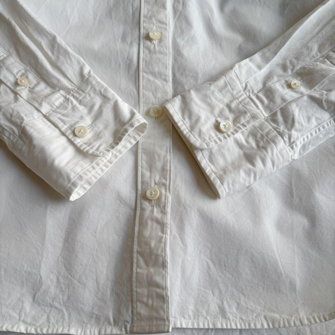 マディソンブルー＊ウォッシュドアウトシャツ　白　ホワイト　コットン　01