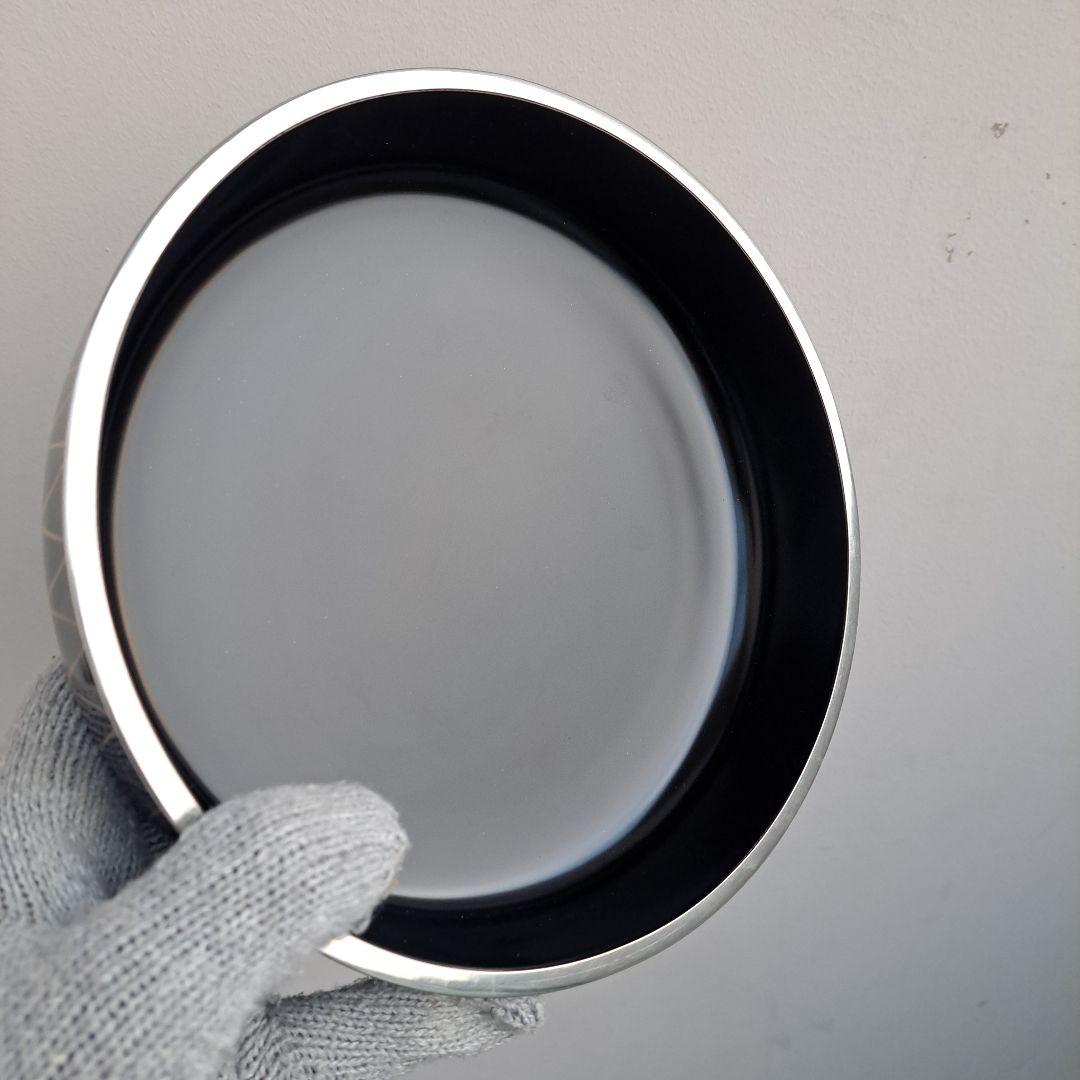 【京都平安　象彦　黒網目\"食籠】　天然木製　未使用/長期保管品