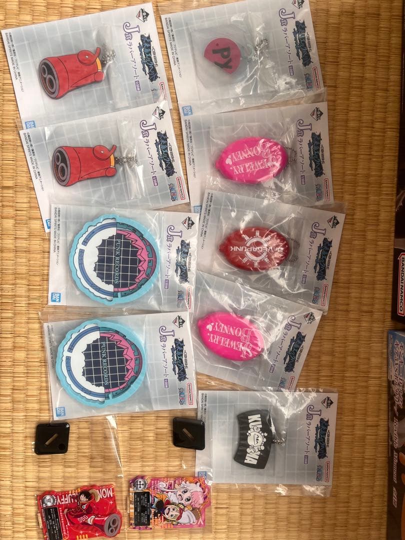 一番くじ　ワンピース　おまけにK賞ファイル4点未来島エッグヘッドA賞、Ｄ賞　J賞