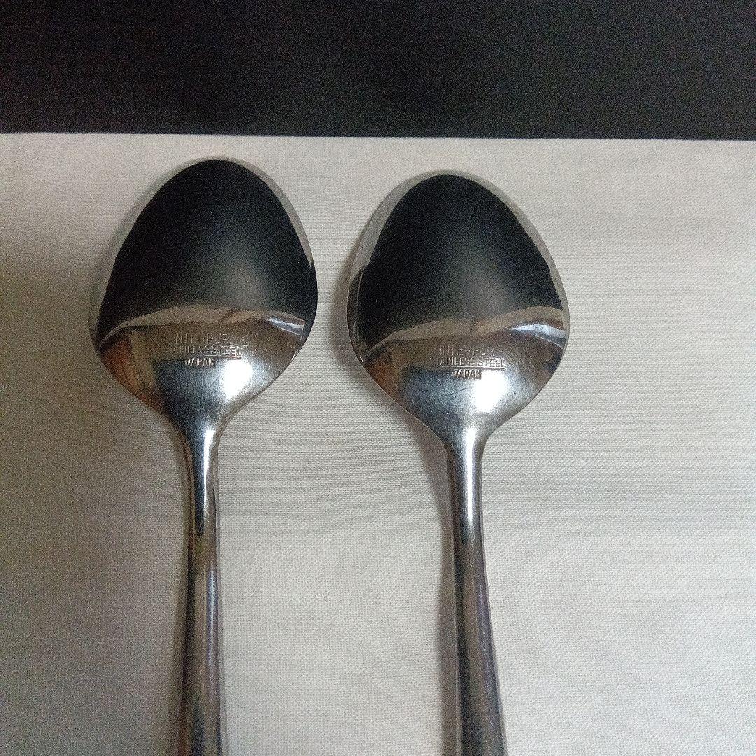 ミッドセンチュリー　カトラリー　フォーク／スプーン２種　12本