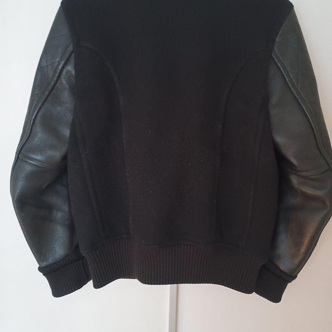 【S】BEDWIN ベドウィン　スタジャン　アワードジャケット　黒　レザー