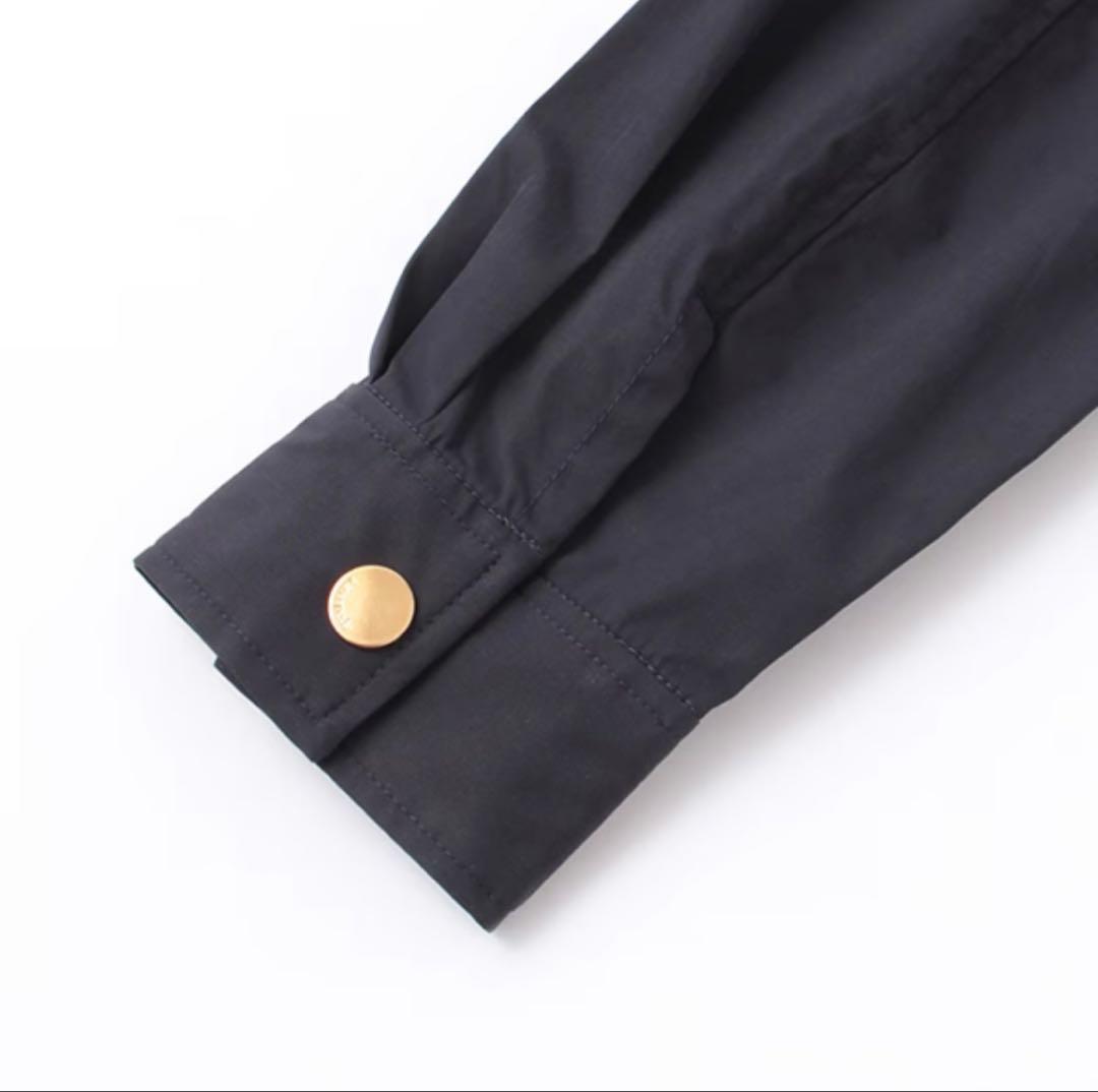 【ケイトスペード】紺フード付き3wayジャケットパーカー