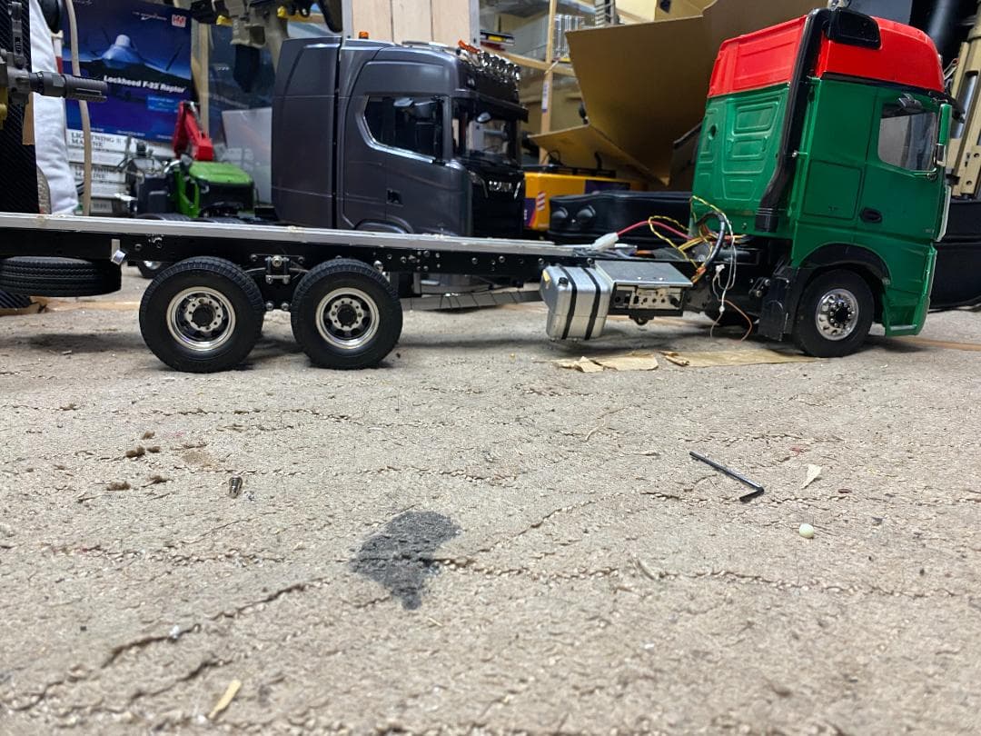 タミヤ 1/14　ベンツ・アクトロス3363 MFC03付フルオペ