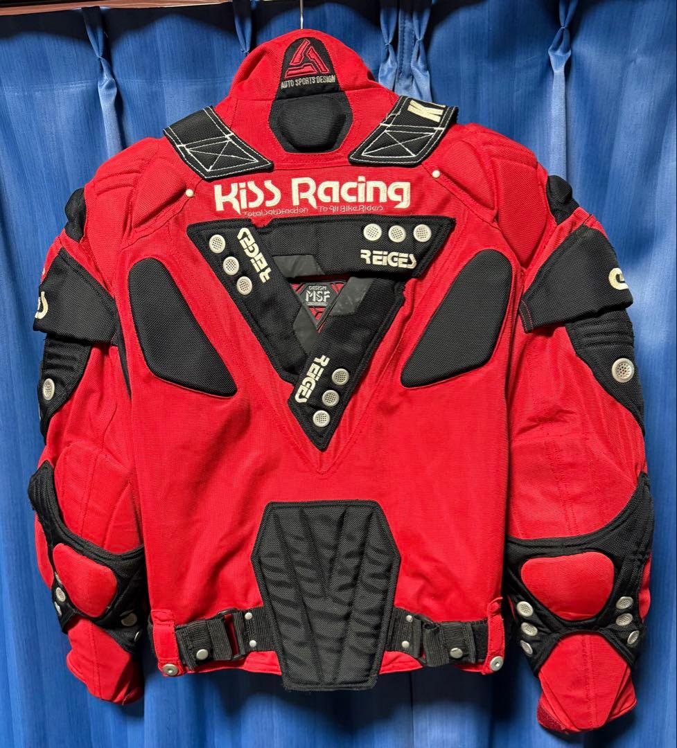 レア 希少 KISS RACING キスレーシング ライディングジャケット LL