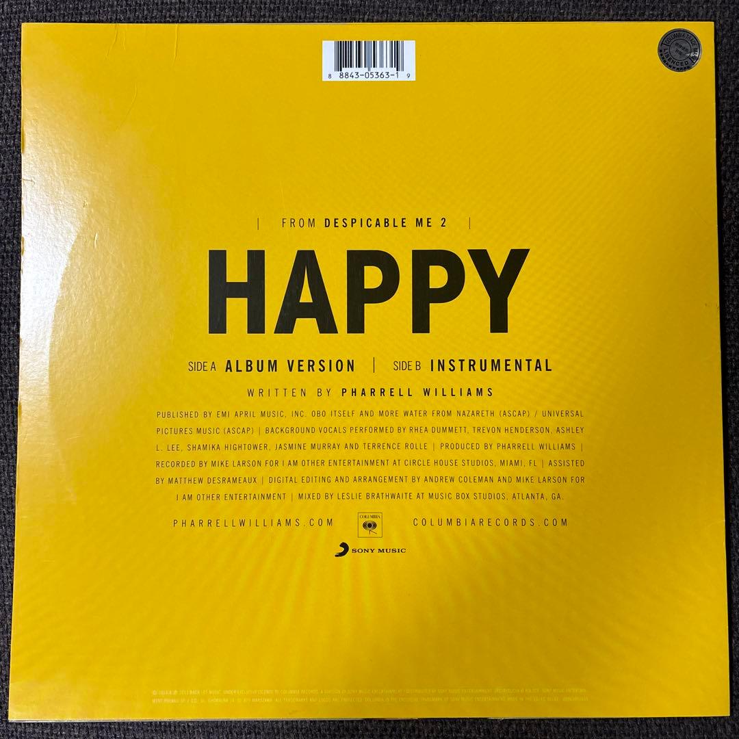 ⭐︎レア盤⭐︎ Pharrell Williams / HAPPY （美品）送料無料