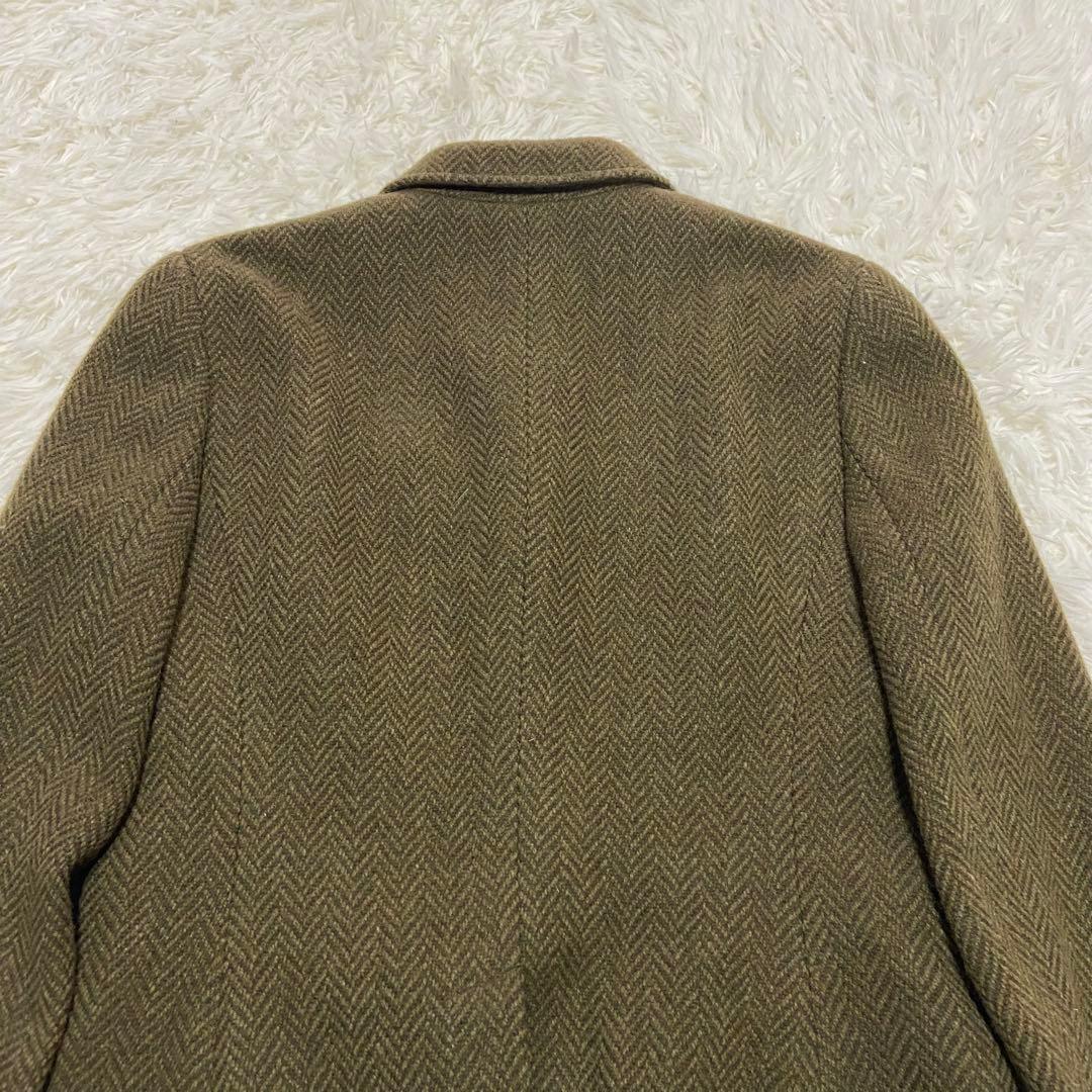 美品　RALPH LAUREN ラルフローレン　ヘンリーボーンジャケットツィード