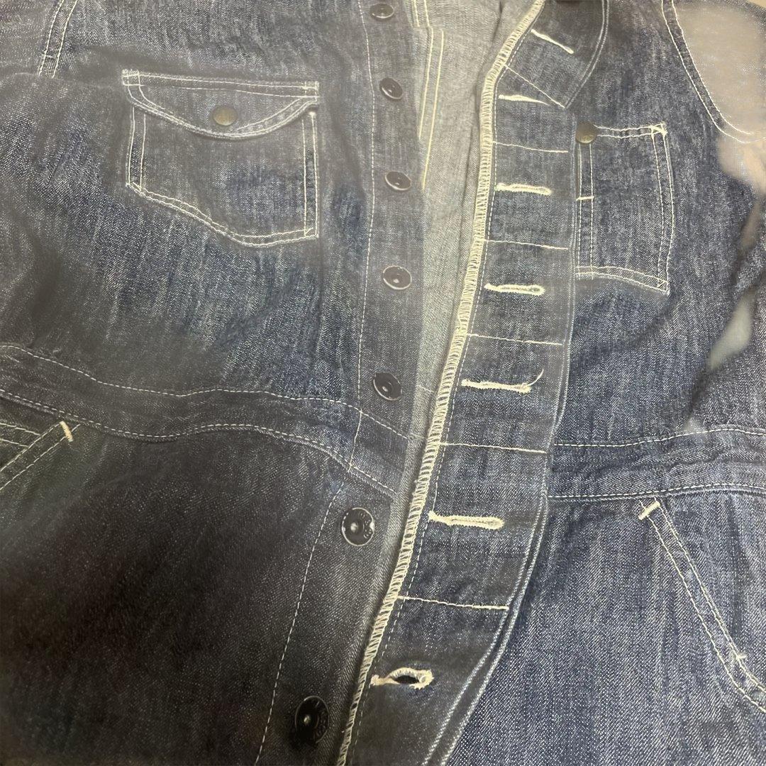 【美品】JOE McCOY 8hour unionデニム オーバーオール つなぎ